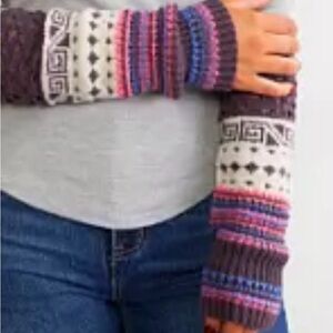 SOLD-Free People Cozy Craft Sweater Cuff Thermal Large